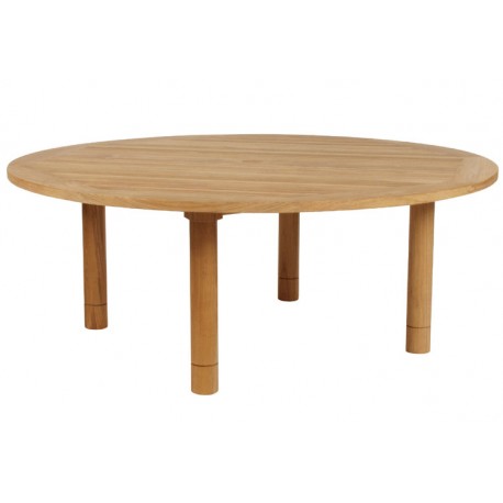 Barlow Tyrie Drummond 185cm Round Teak Dining Tabl