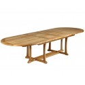 Barlow Tyrie Stirling 320cm Oval Extending Teak Dining Table