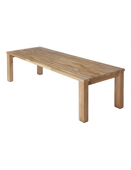 Barlow Tyrie Titan 300cm Rectangular Rustic Teak Dining Table 