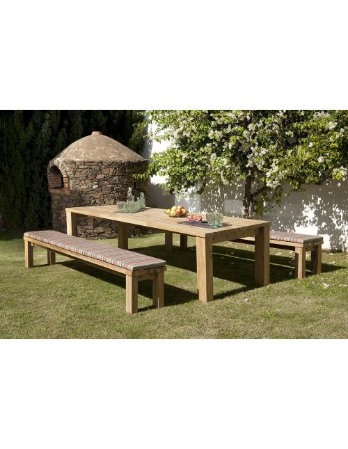 Barlow Tyrie Titan 300cm Rectangular Rustic Teak Dining Table 