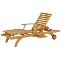 Barlow Tyrie Capri Ultra Sun Lounger with Pull Out Tray