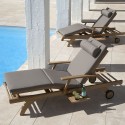 Barlow Tyrie Capri Ultra Sun Lounger with Pull Out Tray