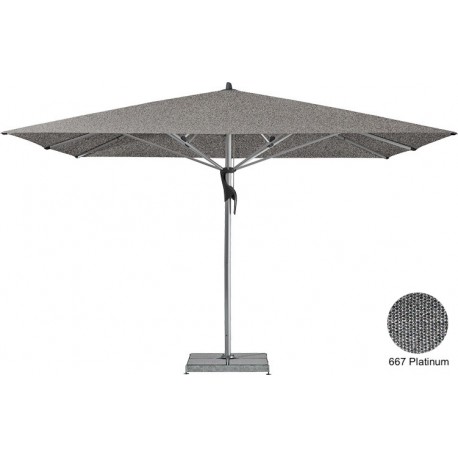 Glatz Fortello LED 3.0m x 3.0m Square Parasol