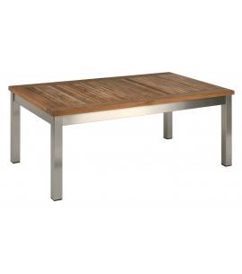 Barlow Tyrie Equinox 100cm Rectangular Coffee Table with Teak Top
