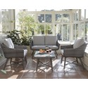 Kettler LaMode Small Coffee Table with Glass Top