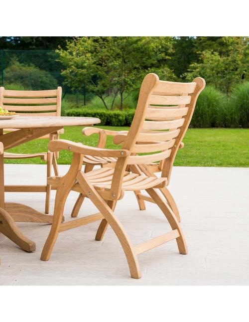 Alexander Rose Bengal Roble Folding Armchair