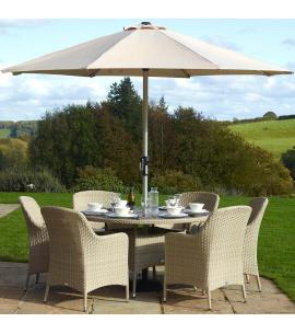 Bramblecrest Tetbury Nutmeg 6 Seater Dining Set
