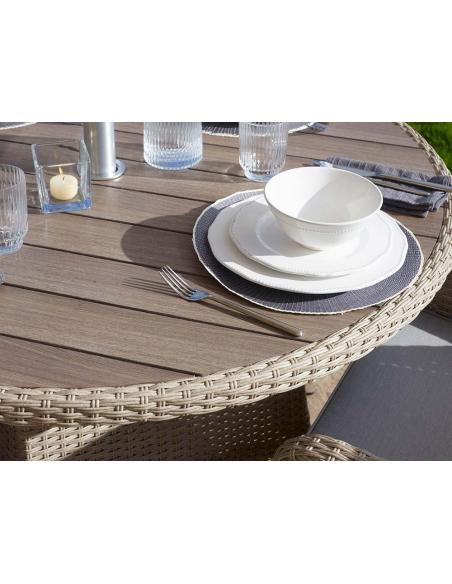 Bramblecrest Tetbury Nutmeg 6 Seater Dining Set