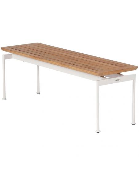 Barlow Tyrie Layout 130 Bench - Arctic White