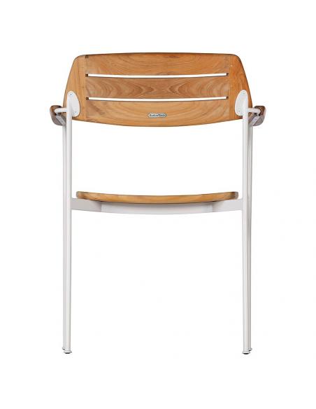 Barlow Tyrie Layout Stacking Armchair - Arctic White