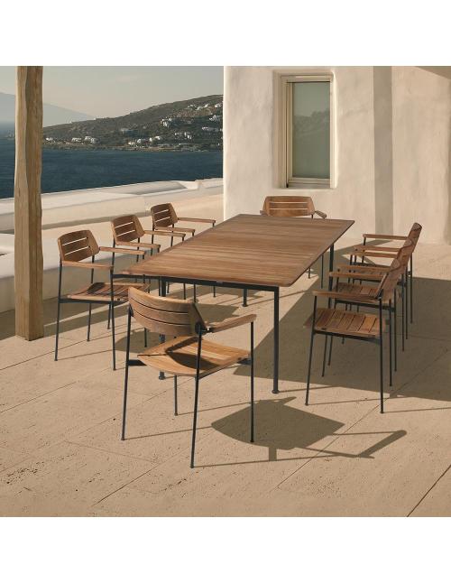 Barlow Tyrie Layout 8 Seater Dining Set