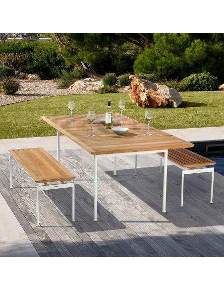 Barlow Tyrie Layout 200 Rectangular Table - Arctic White