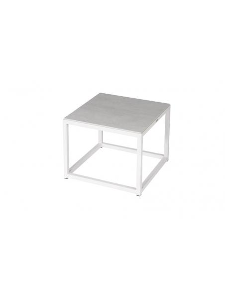 Barlow Tyrie Equinox 50cm Square Low Table (Arctic White)