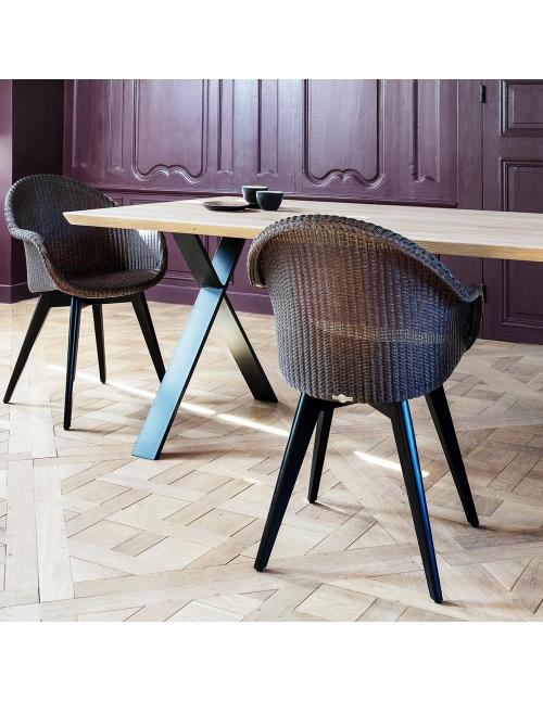 Vincent Sheppard Avril HB Dining Chair Blackwood Base