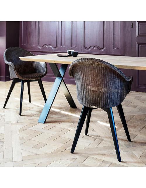 Vincent Sheppard Avril HB Dining Chair Blackwood Base