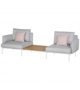 Barlow Tyrie Layout DS Companion Seat with Low Arms (Arctic White)