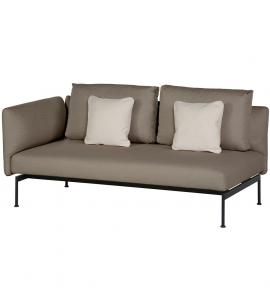 Barlow Tyrie Layout Double Seat with Single High Arm – Forge Grey Frame