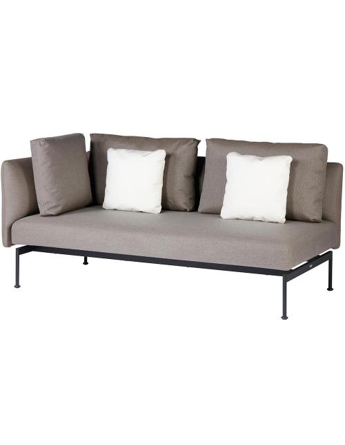 Barlow Tyrie Layout Double Corner Seat – Forge Grey Frame
