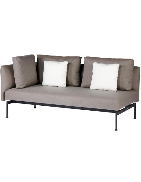 Barlow Tyrie Layout Double Corner Seat – Forge Grey Frame