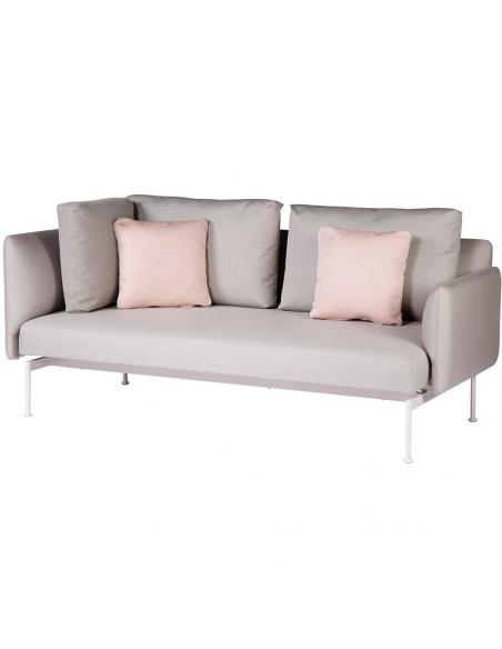Barlow Tyrie Layout Double Corner Seat with Single Low Arm – Arctic White Frame