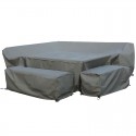 Bramblecrest Large Rectangle Fire Pit Set Covers  - Long Right CVLRMS1X