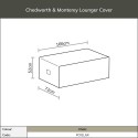 Bramblecrest Chedworth & Monterey Lounger Cover FC01LGX