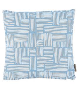 Bramblecrest UBWSC1 Sky Blue Wicker Square Season-Proof Scatter Cushion