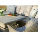 Bramblecrest UVSC2 Olive Medallion Square Season-Proof Scatter Cushion