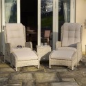 Bramblecrest Chedworth Sandstone Deluxe Recliner Set