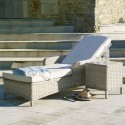 Bramblecrest Chedworth Sandstone Loungers with High Coffee Table