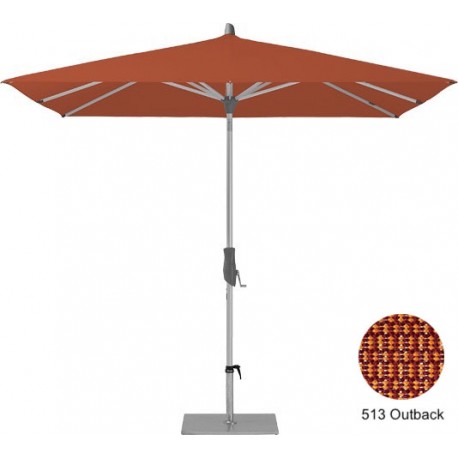 Glatz Alu Twist 2.1x1.5m Rectangular Parasol