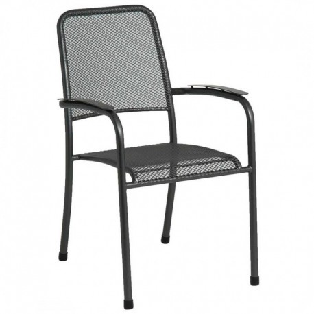 Alexander Rose Portofino 6 Seater Stacking ArmChair Dining Set