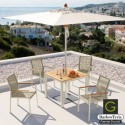 Barlow Tyrie Aura 4 Seater Dining Set