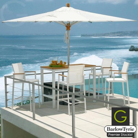 Barlow Tyrie Aura 4 Seater High Dining Set -...