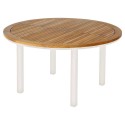Barlow Tyrie Aura 6 Seater Dining Set - Arctic White
