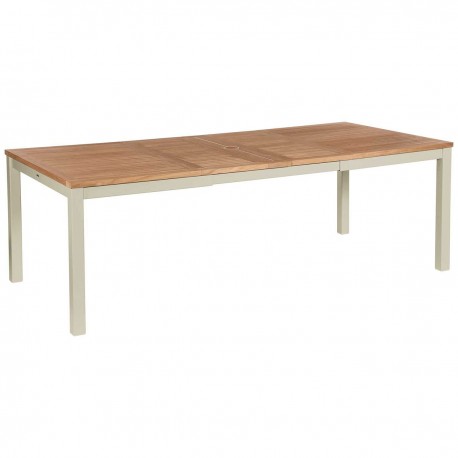 Barlow Tyrie Aura 8 Seater Dining Set - Champagne