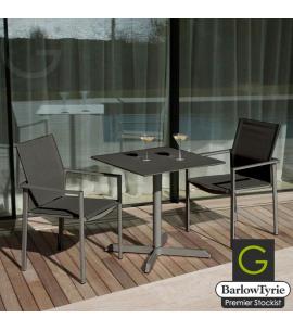 Barlow Tyrie Equinox & Mercury 2 Seater Dining Set -...
