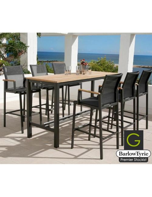 Barlow Tyrie Aura 6 Seater High Dining Set -...