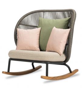 Vincent Sheppard Kodo Rocking Chair with Seat Cushion
