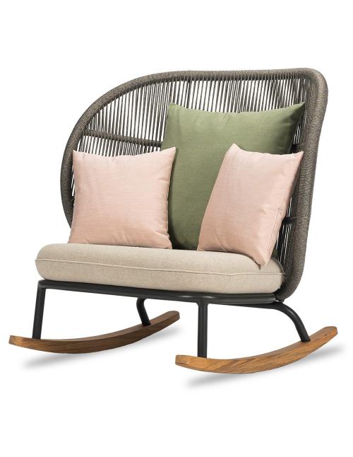 Vincent Sheppard Kodo Rocking Chair with Seat Cushion