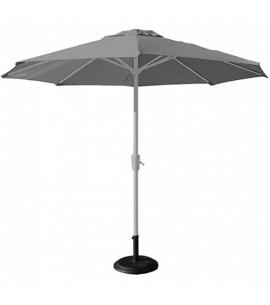 Bridgman 3m Deluxe Round Aluminium Parasol - Grey