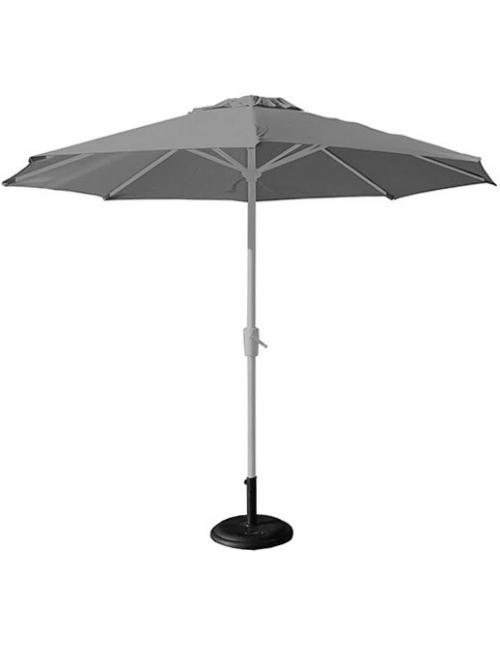 Bridgman 3m Deluxe Round Aluminium Parasol - Grey