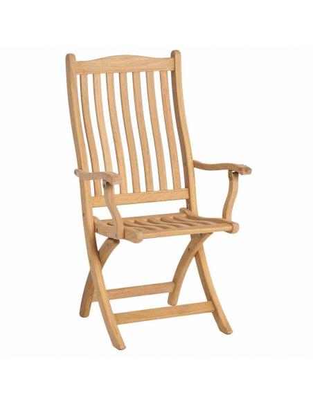 Alexander Rose Bengal Roble Folding Carver Chair 