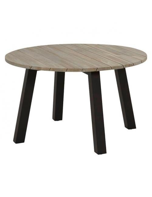 4 Seasons Derby 130cm Round Table - Aluminium Legs