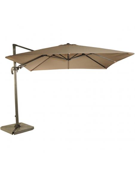 Bramblecrest Chichester 3 x 3m Square Side Post Parasol