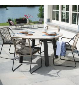 4 Seasons Scandic 4 seat round dining set