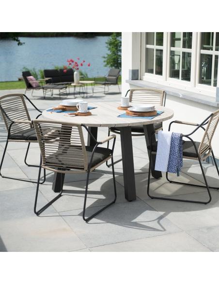 4 Seasons Scandic 4 seat round dining set