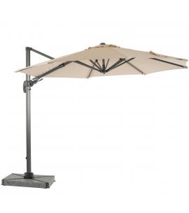 Bramblecrest Chichester 3.0m Round Side Post Parasol with Protective Cover