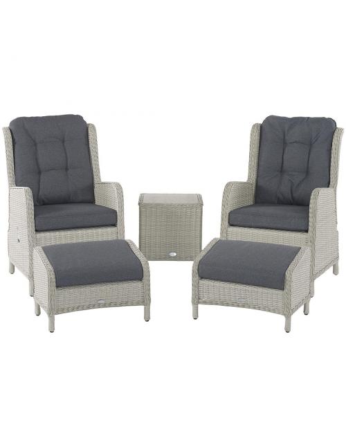 Bramblecrest Chedworth Dove Grey Recliner Set