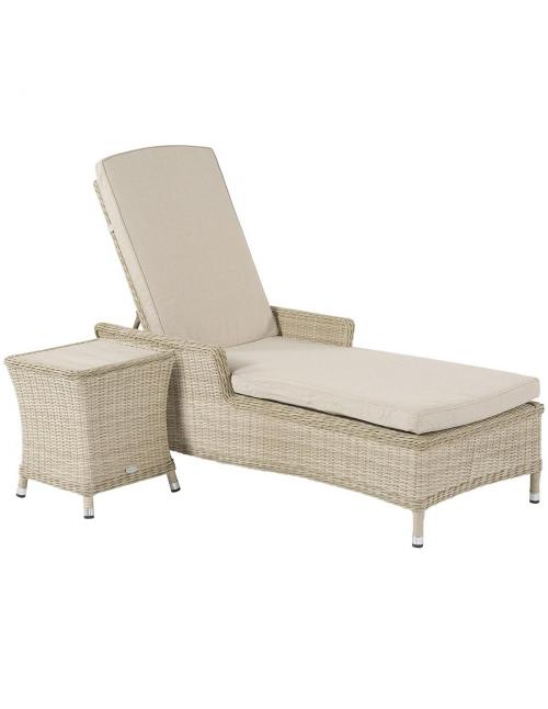 Bramblecrest Monterey Sandstone Loungers with High Coffee Table